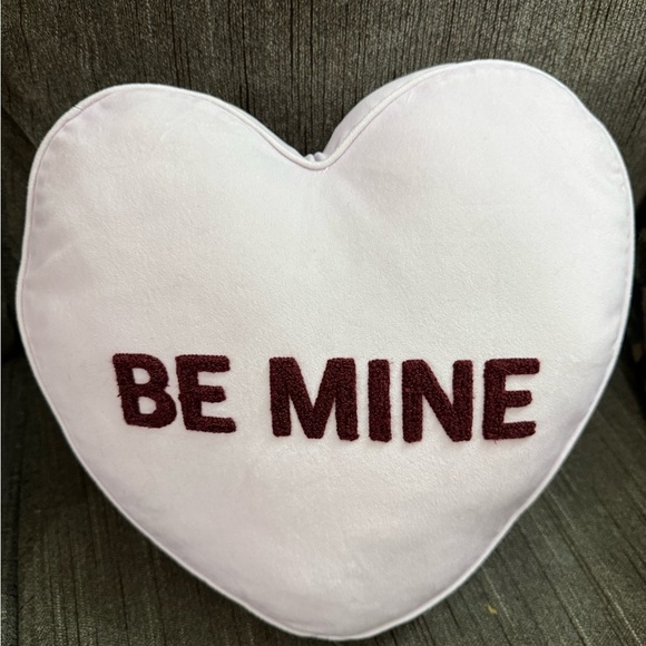 Heart-Shaped 'Be Mine' Pillow - Picture 2 of 3